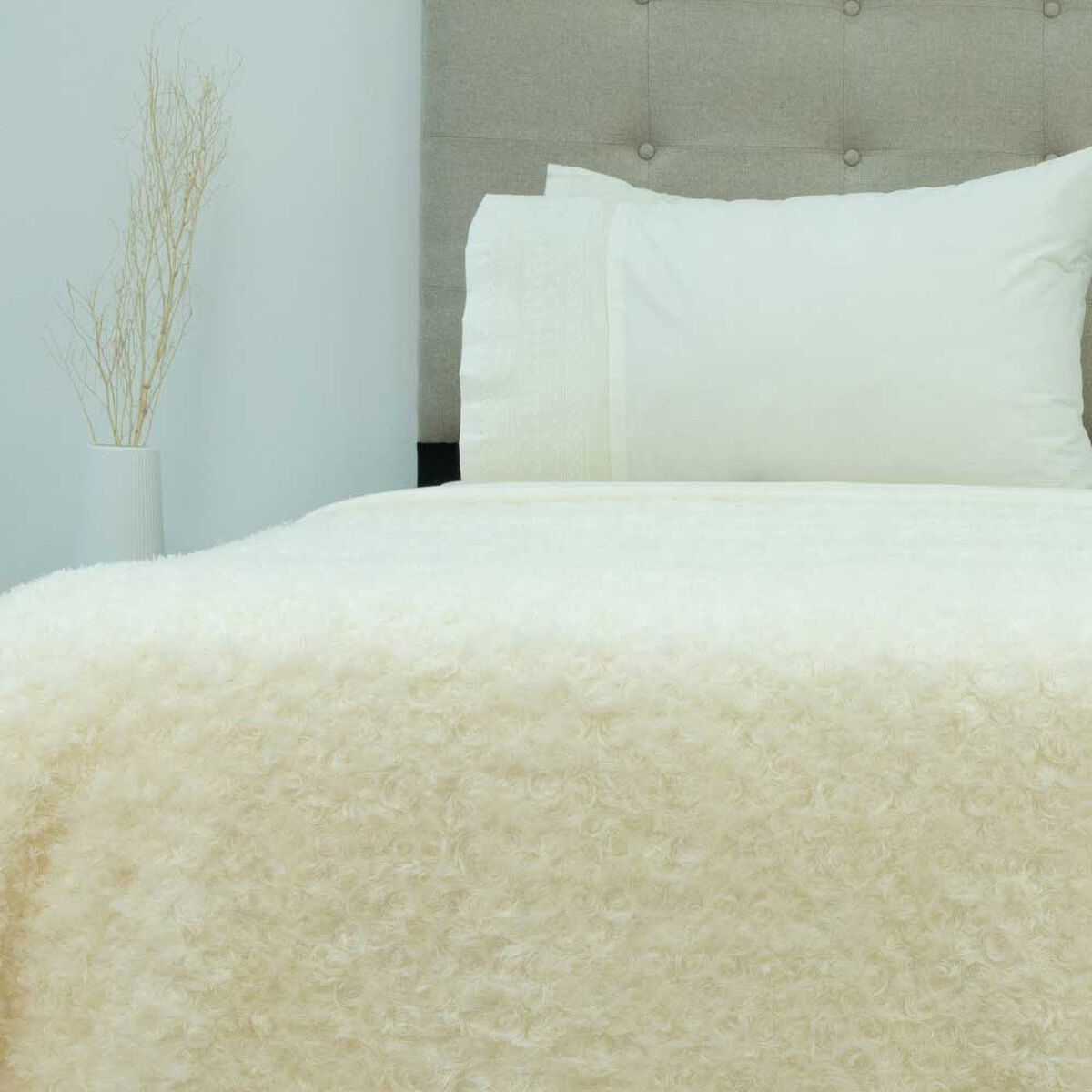 Frazada Doral 1,5 Plazas Plush Sherpa D4