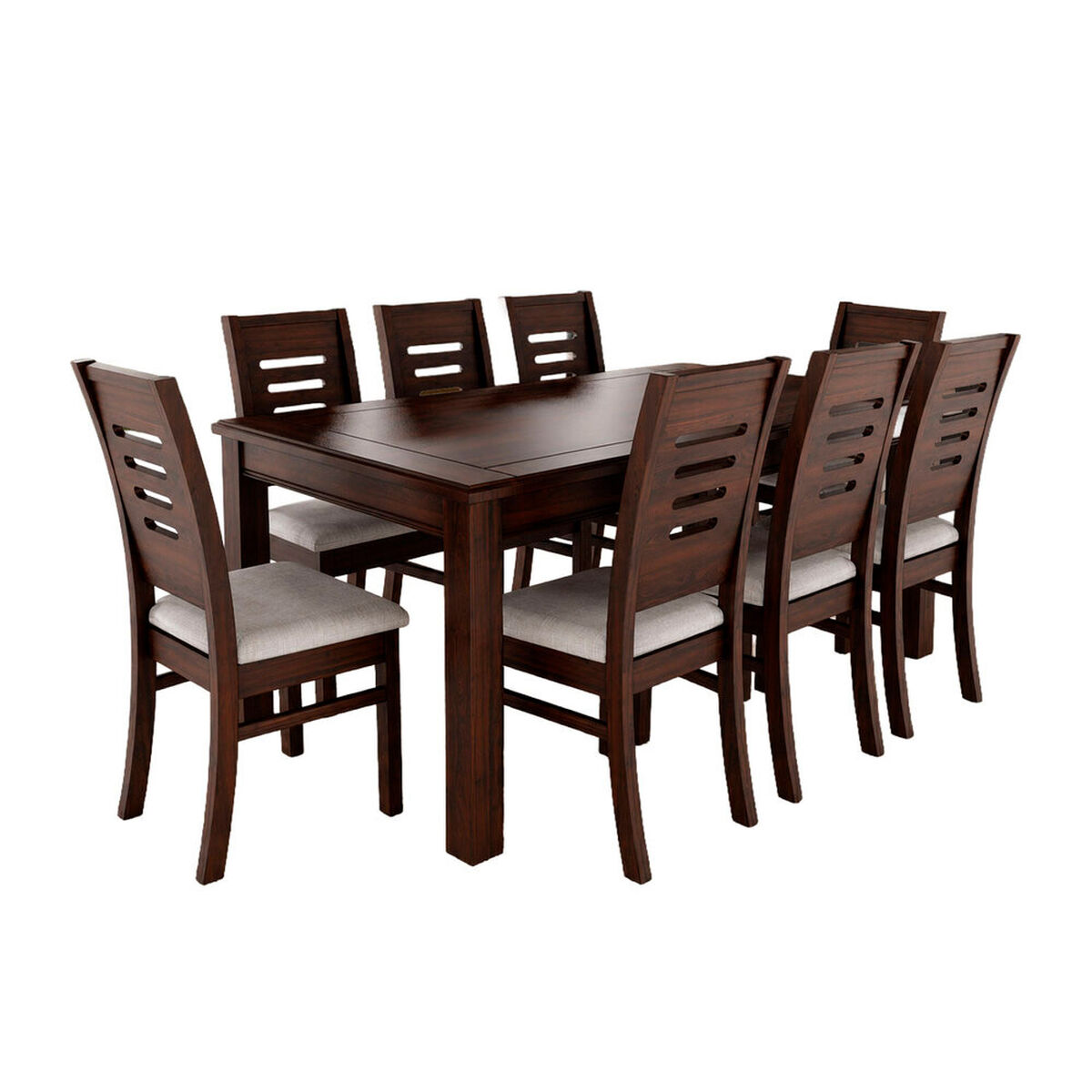 Juego de Comedor Muebles Hema Roma 8 Sillas Chocolate