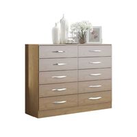 Cómoda Exit 10CRO 10 Cajones Roble