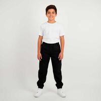 Pantalón de Algodón Niño Cutback Negro