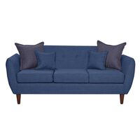 Sofá Black Factory Huevito 3 Cuerpos Azul