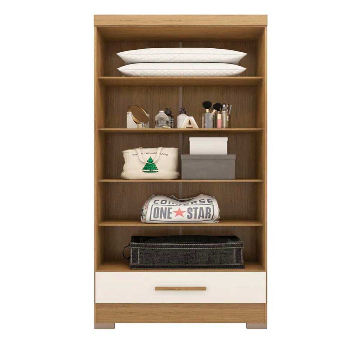 Clóset Altavision Versatile  Puertas 1 Cajones Nature White