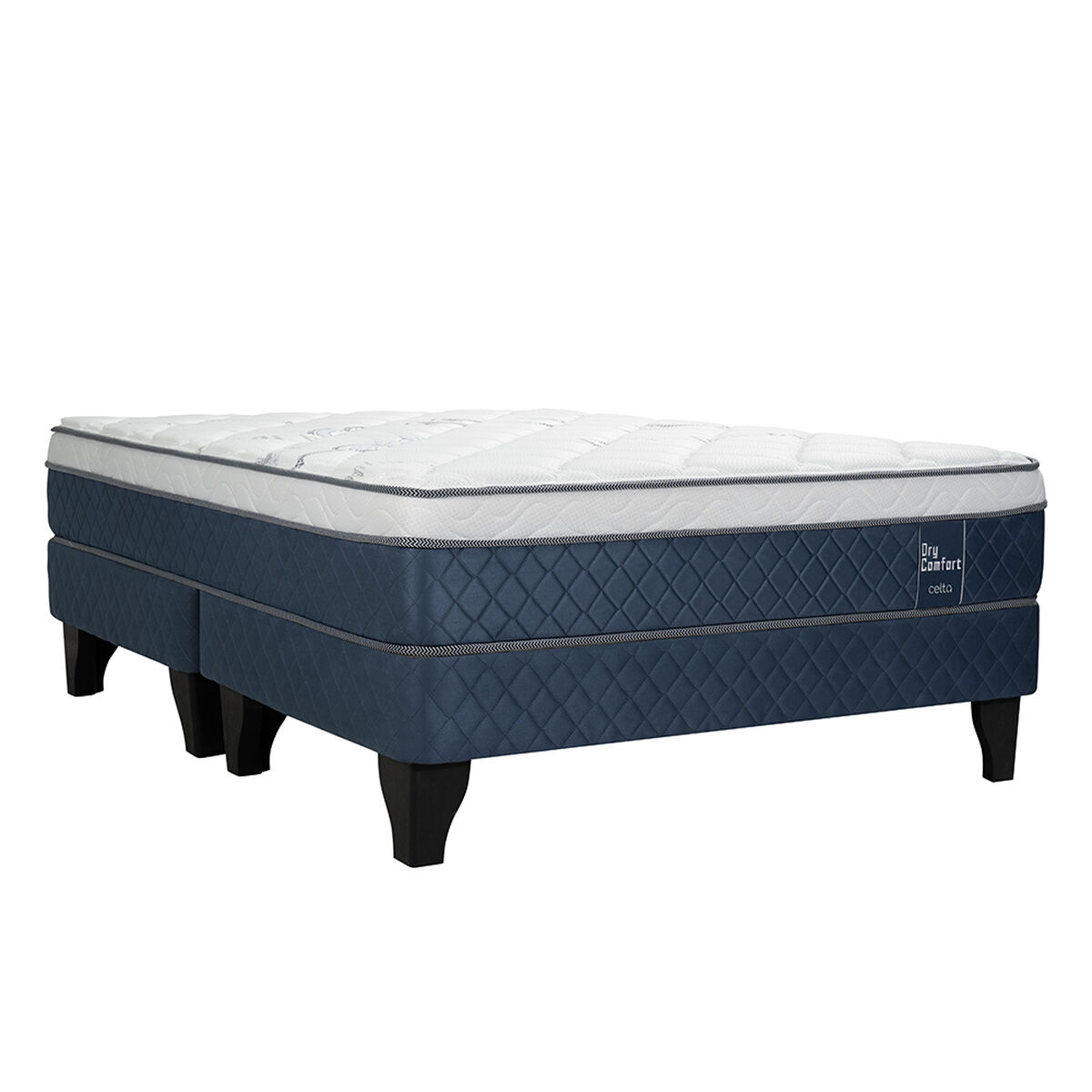 Cama Europea Celta Base Dividida 2 Plazas Dry Comfort