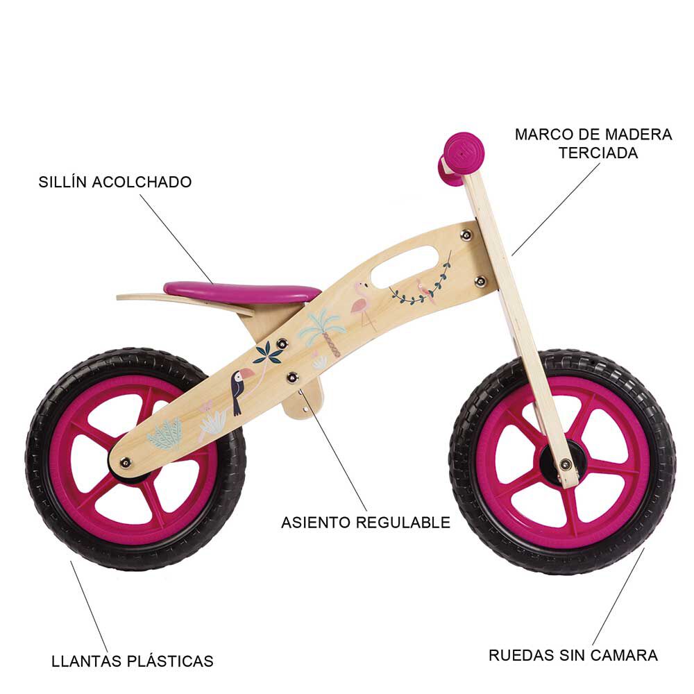 Bebesit Balance Bike 514 Flamenco, foto 4