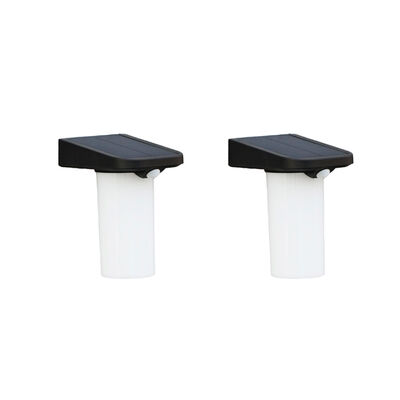2 Unidades Aplique Solar Vertical Sin Base Contra Pro Outdoor