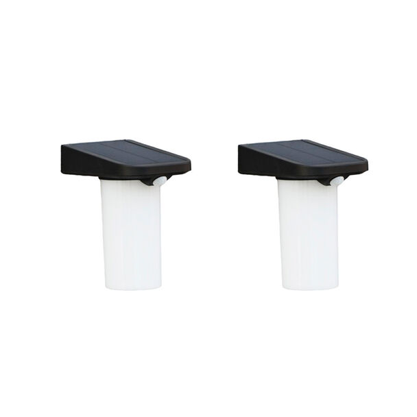 2 Unidades Aplique Solar Vertical Sin Base Contra Pro Outdoor