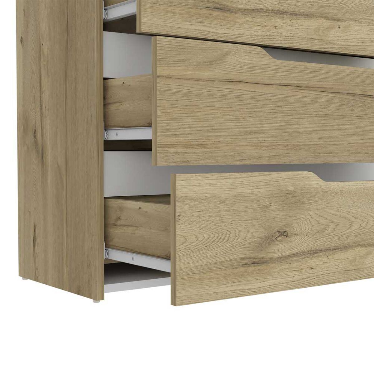 Cómoda TuHome Bi Color 4 Cajones