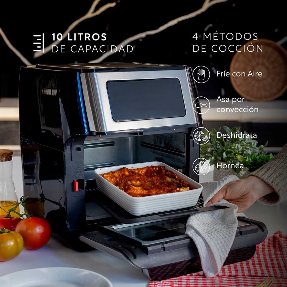 Freidora de Aire EasyWays Air Fryer Full 10 lts.