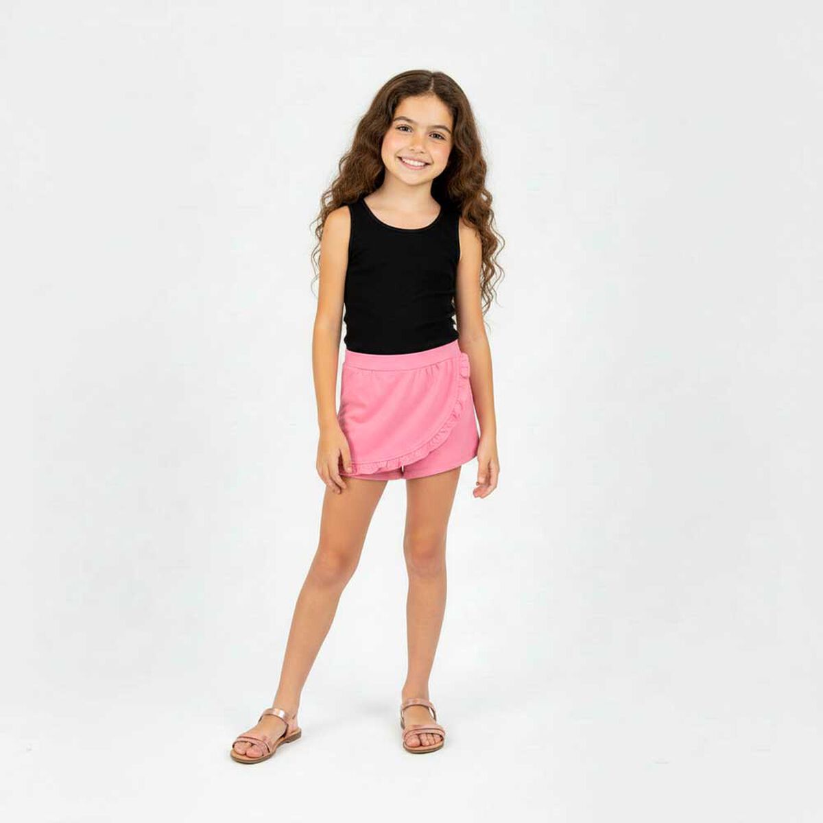 Short Falda Ni&ntilde;a Chess