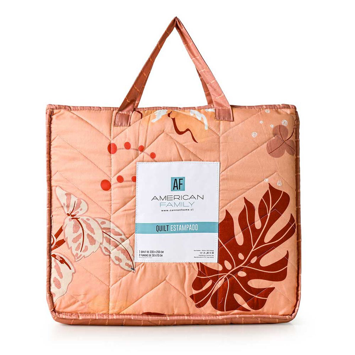 Quilt Estampado American Family 2 Plazas Dill