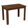 Juego de Comedor Vekkahome Leone 4 Sillas Café