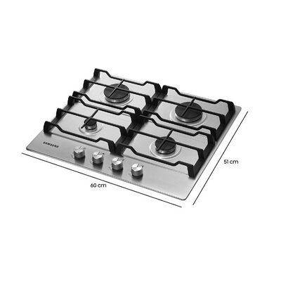 Imagen 2 del producto Encimera Samsung NA64D3010AS/ZS 4 Quemadores