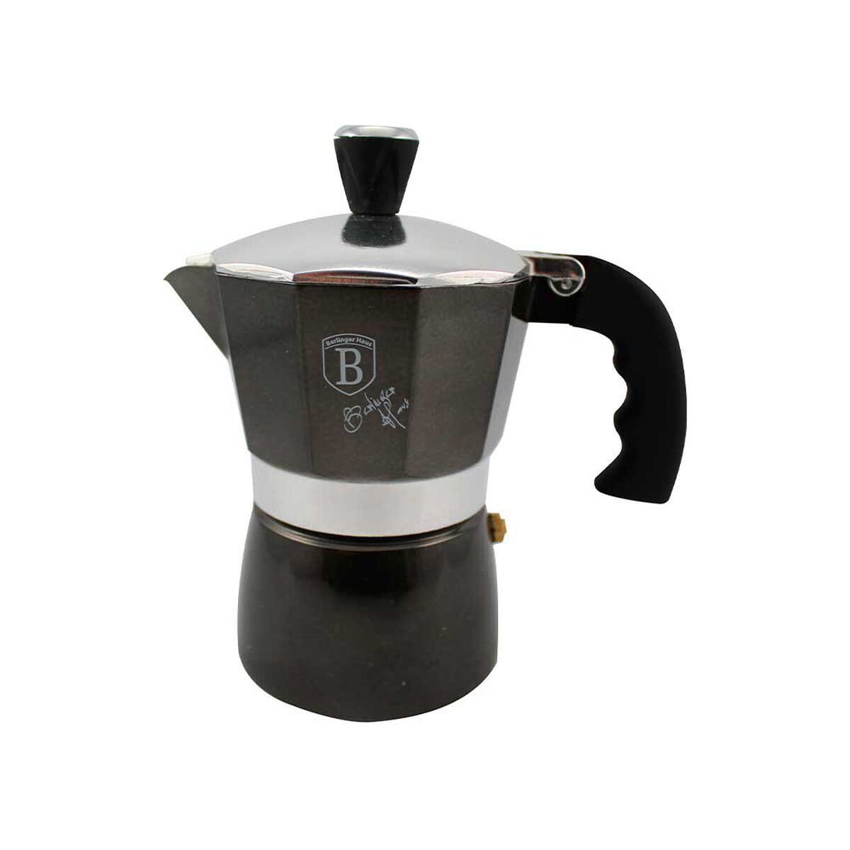 Cafetera Berlinger Haus Aluminio Granito