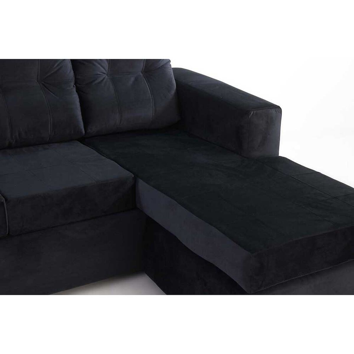Sofá Modular Kea Rodas 3 Cuerpos Negro