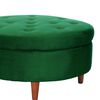 Pouf Latam Home Paris Tela Velvet Verde