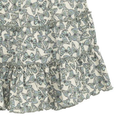 Imagen 2 del producto Falda Flores Niña Chess Crudo