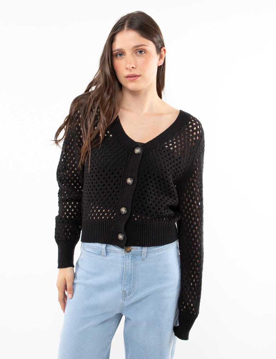Sweater Crochet Mujer Icono