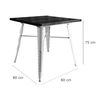 Mesa de Comedor Britbox Tolix Glasgow 80 Blanco