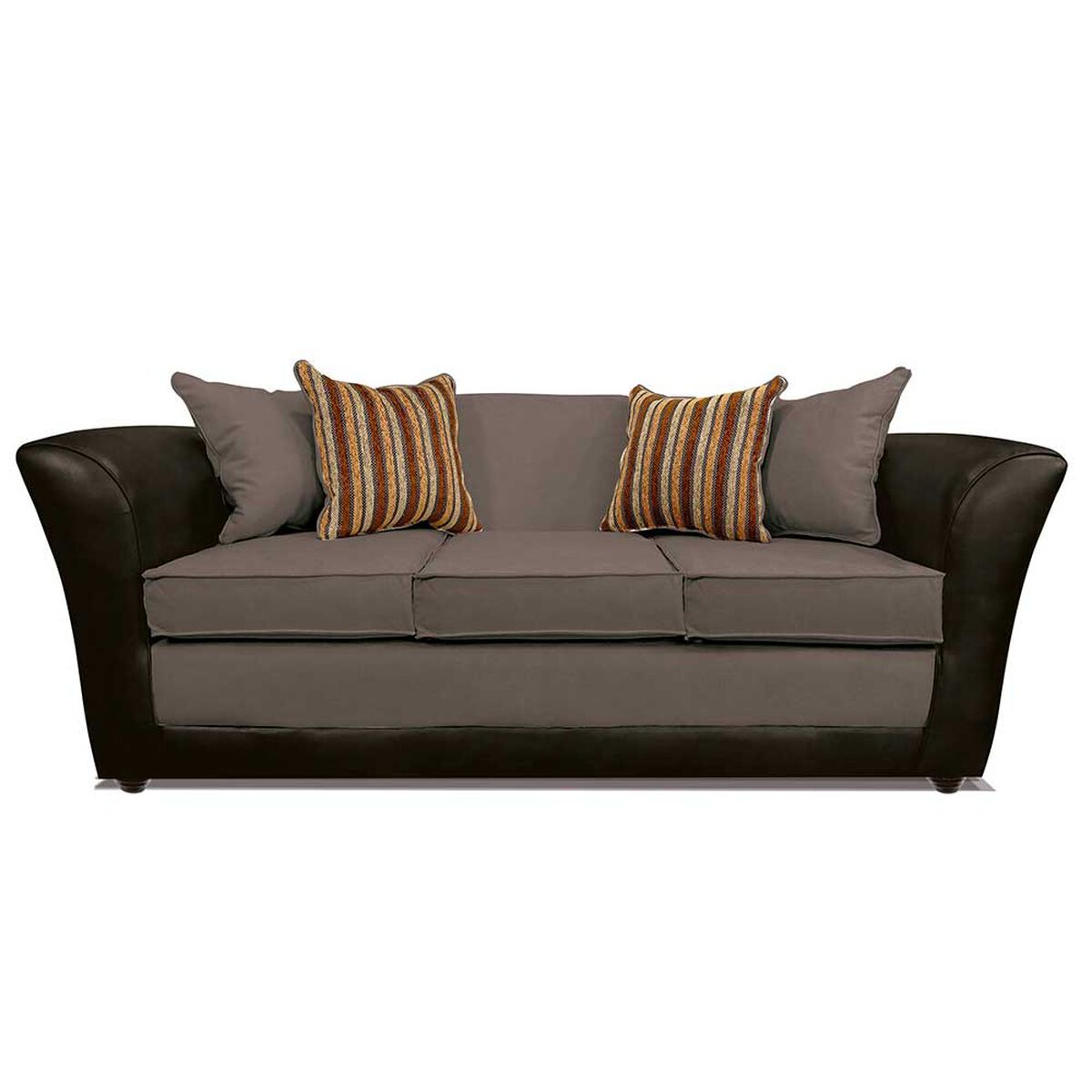 Juego de Living Elegant Detail Minesota Sofá 3 Cuerpos + Sofá 2 cuerpos + Sillón 1 Cuerpo Gris