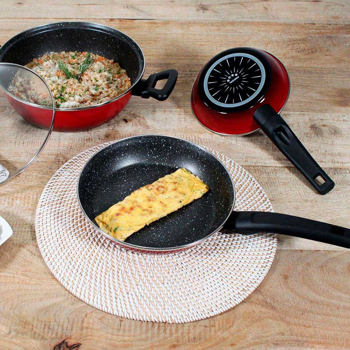 Cacerola Acero Vitrificado Magefesa Coral Due 4,3 lt