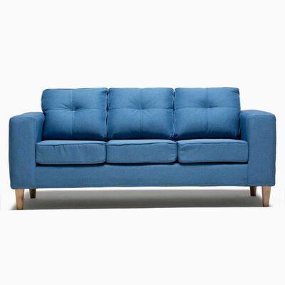 Imagen 1 del producto Sofá Kea Infinity Tela 3 Cuerpos Azul