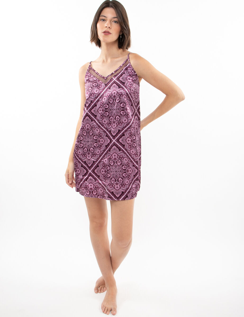 Pijama Sat&iacute;n Mujer Zibel