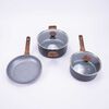 Bater&iacute;a de Cocina Aluminio Doral Alessandria 5 Piezas Gris
