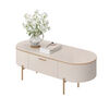 Mesa de Centro Vekkahome Selena Beige