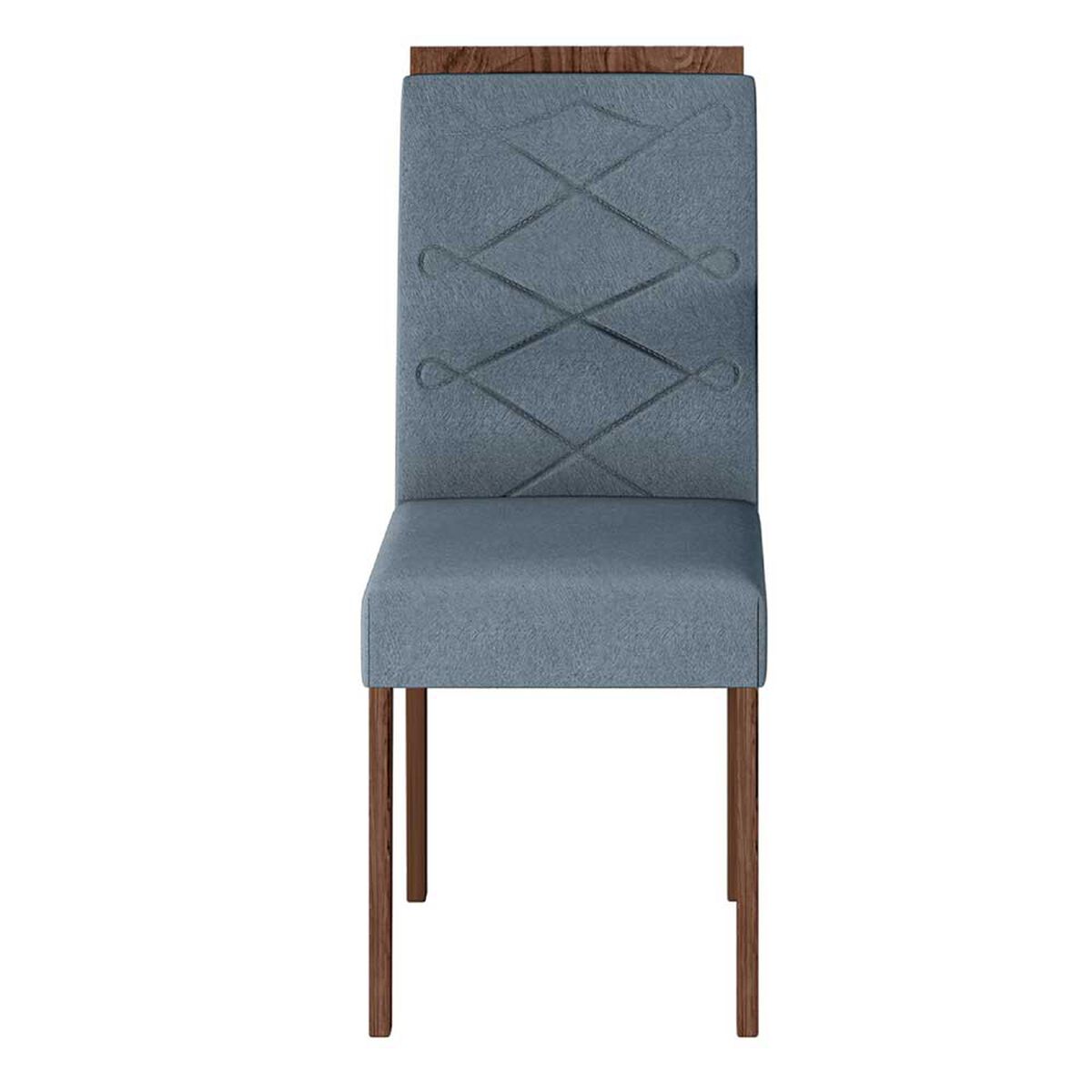 Juego de Comedor Jdo & Design Caroline Celeste 6 Sillas 