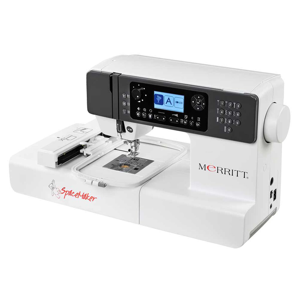 Máquina de Coser y Bordadora Merritt Computarizada ME-H43