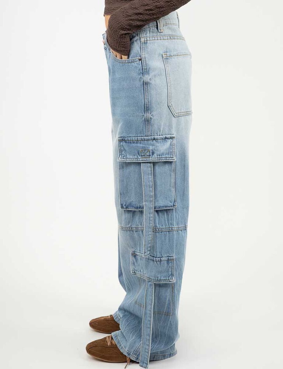 Jeans Cargo Mujer Icono