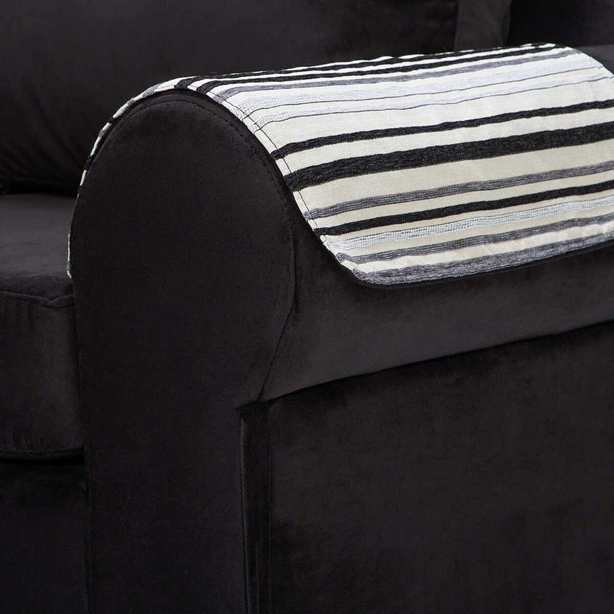 Sofá Seccional Muebles MPR Calafate 4 Negro