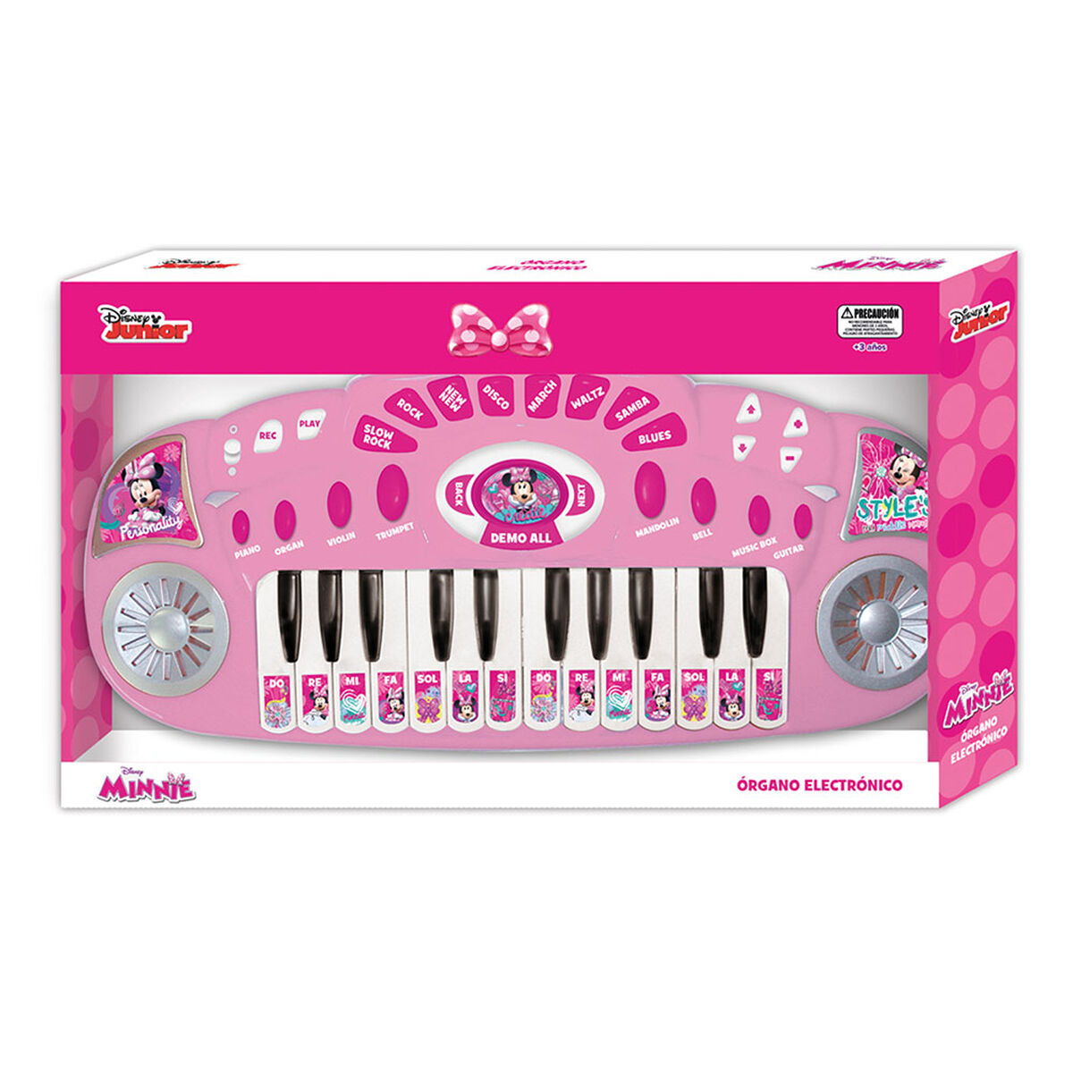 Organo Musical 8 Ritmos Minnie Disney