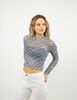 Polera Crop Manga Larga Mujer Icono