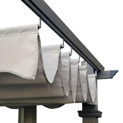 Imagen 2 del producto Gazebo Tela Aluminio Retractil Spazzio Roma 3,4 x 3,4 mts