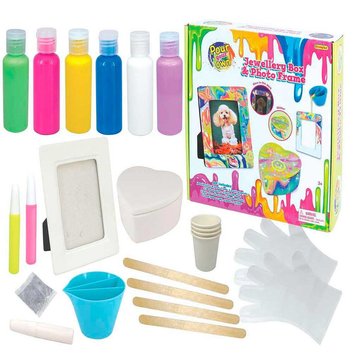 Pinta y Decora tu Propio Joyero + Cuadro Art Champion