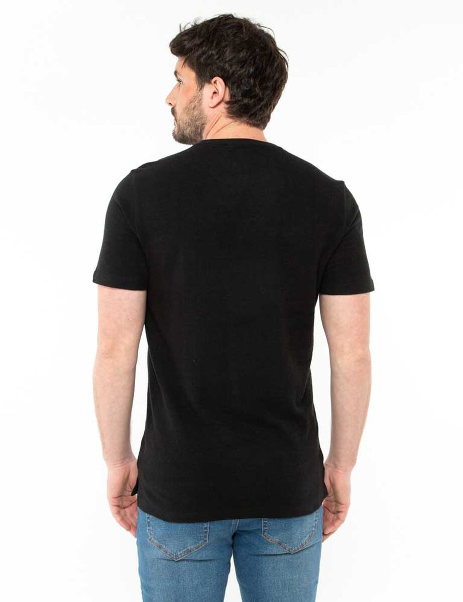 Polera Slim Lisa Manga Corta Hombre Zibel