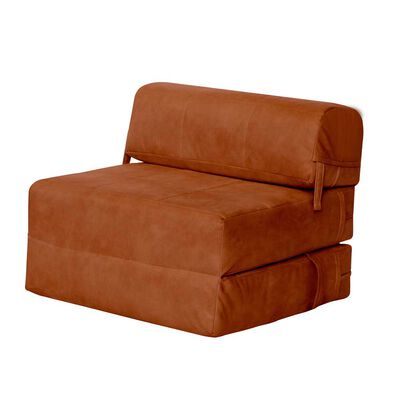 Sofá Cama Latam Home Cuero Kentucky Siena 1 Cuerpo Tabaco