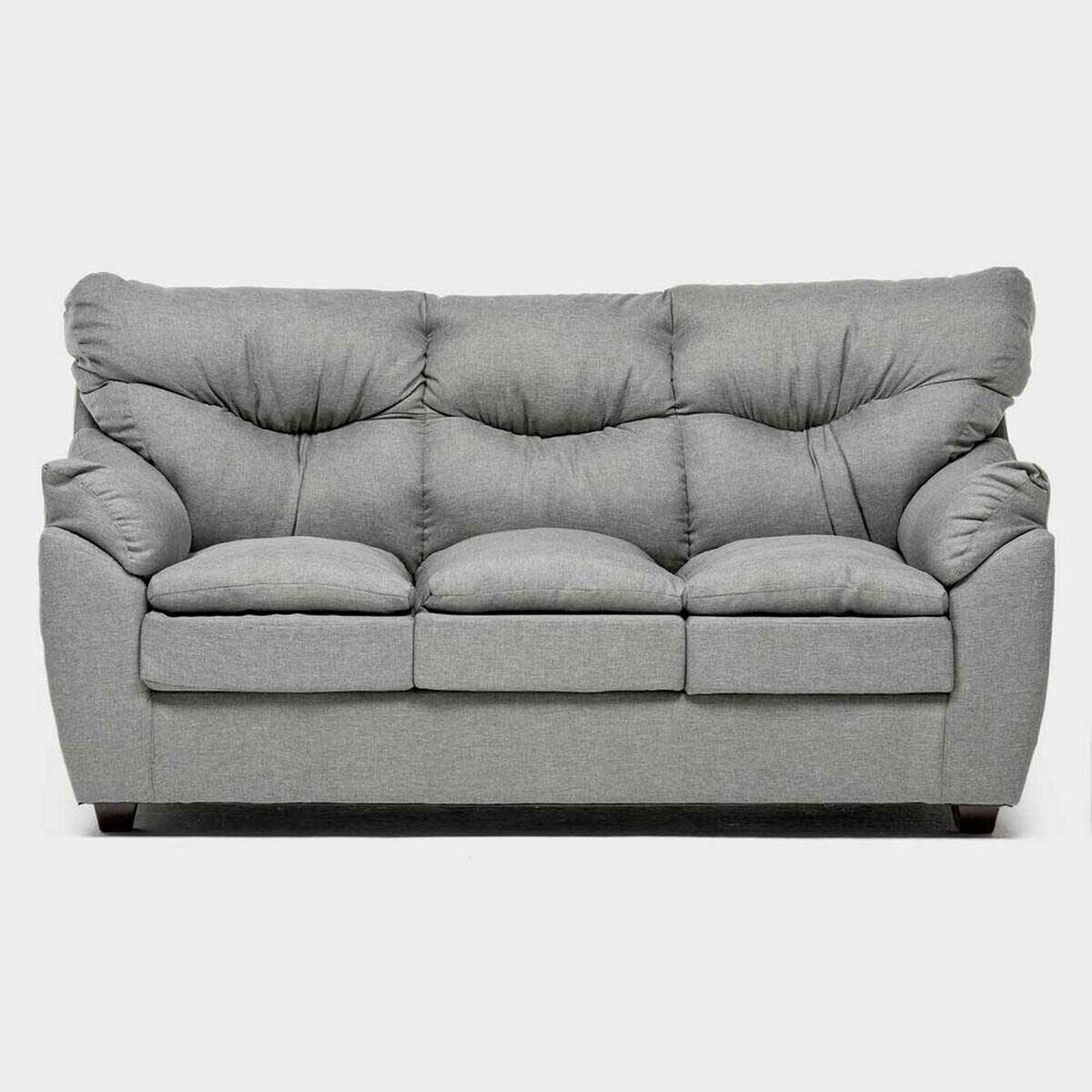 Juego de Living Almore Bel&eacute;n Sof&aacute; 3 Cuerpos + Sof&aacute; 2 Cuerpos Gris