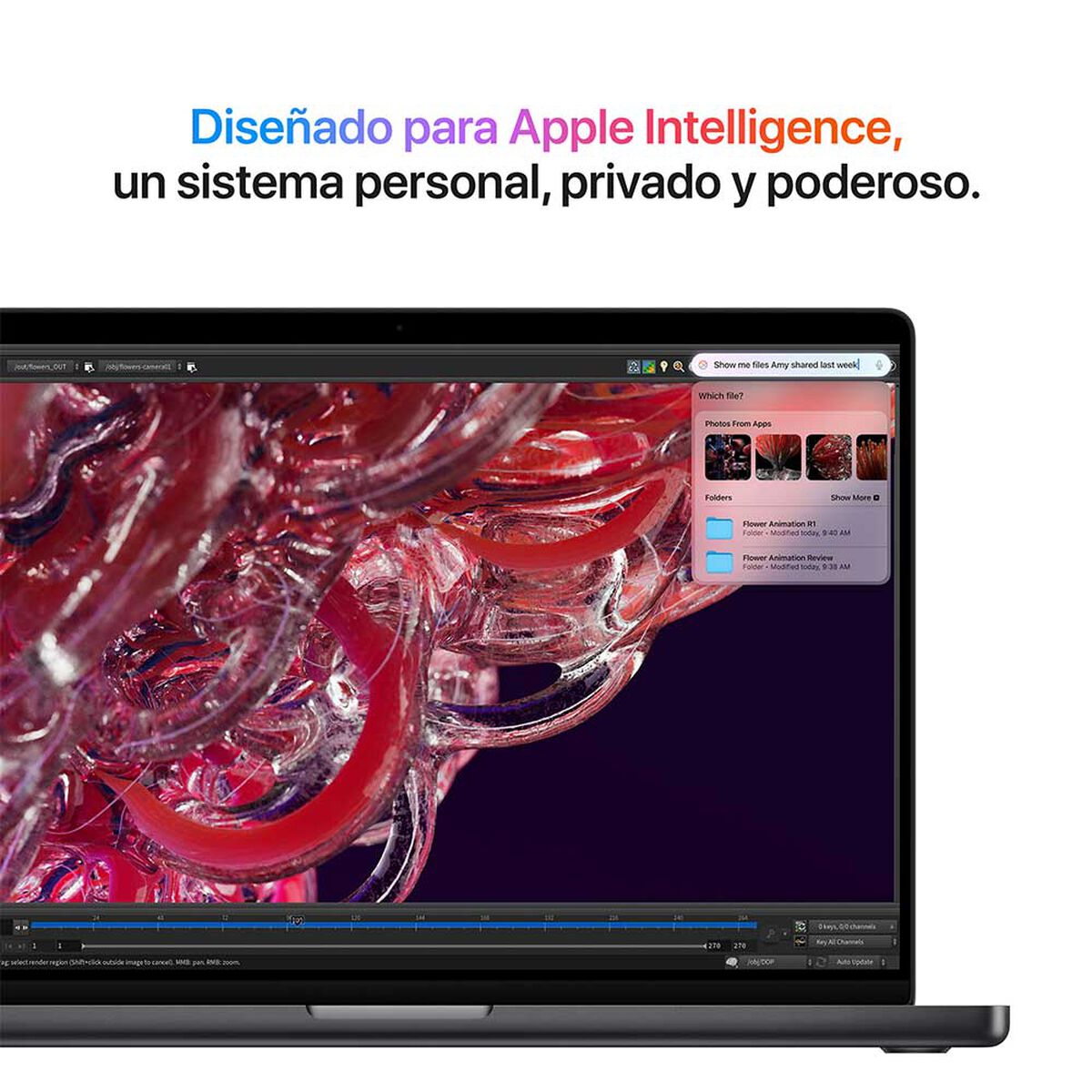 Notebook Apple MacBook Pro Chip M4 Pro 24GB 1TB SSD 14,2" Negro Espacial