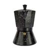 Cafetera Italiana Granito Aluminio Simplit Negro 4 Tazas