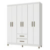 Clóset Vekkahome Coimbra 6 Puertas 2 Cajones Blanco Clóset Vekkahome Coimbra 6 Puertas 2 Cajones Blanco