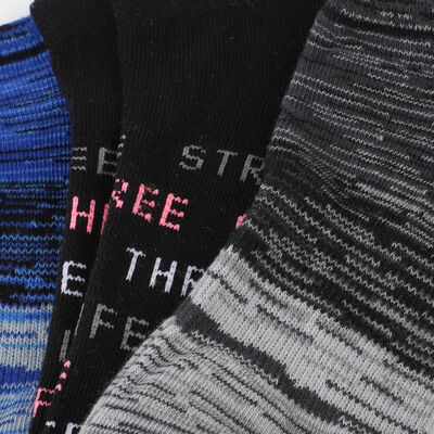 Imagen 2 del producto Pack 3 Unidades Calcetin Niño Corto de Algodón Cutback Gris