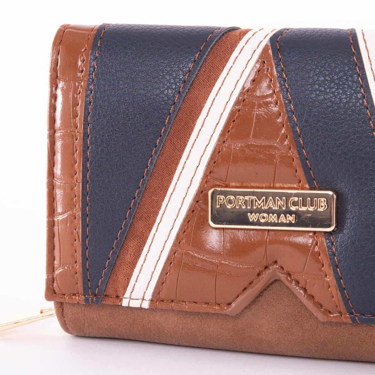 Billetera Ecocuero Camel Portman Club