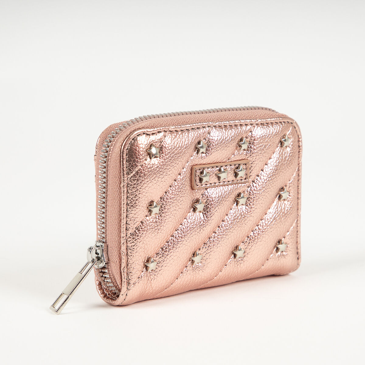 Billetera Rosa Metal Icono