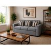 Juego de Living Almore Paris Sof&aacute; 3 Cuerpos + Dos Sillones 1 Cuerpo Gris