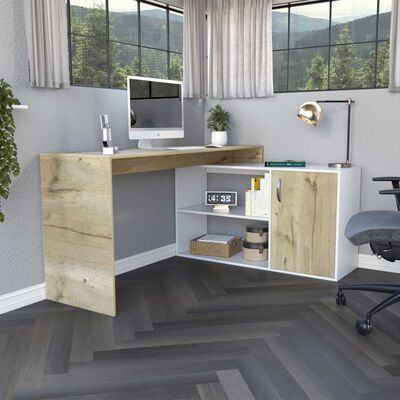 Imagen 1 del producto Escritorio en L TuHome Axis Duna Blanco