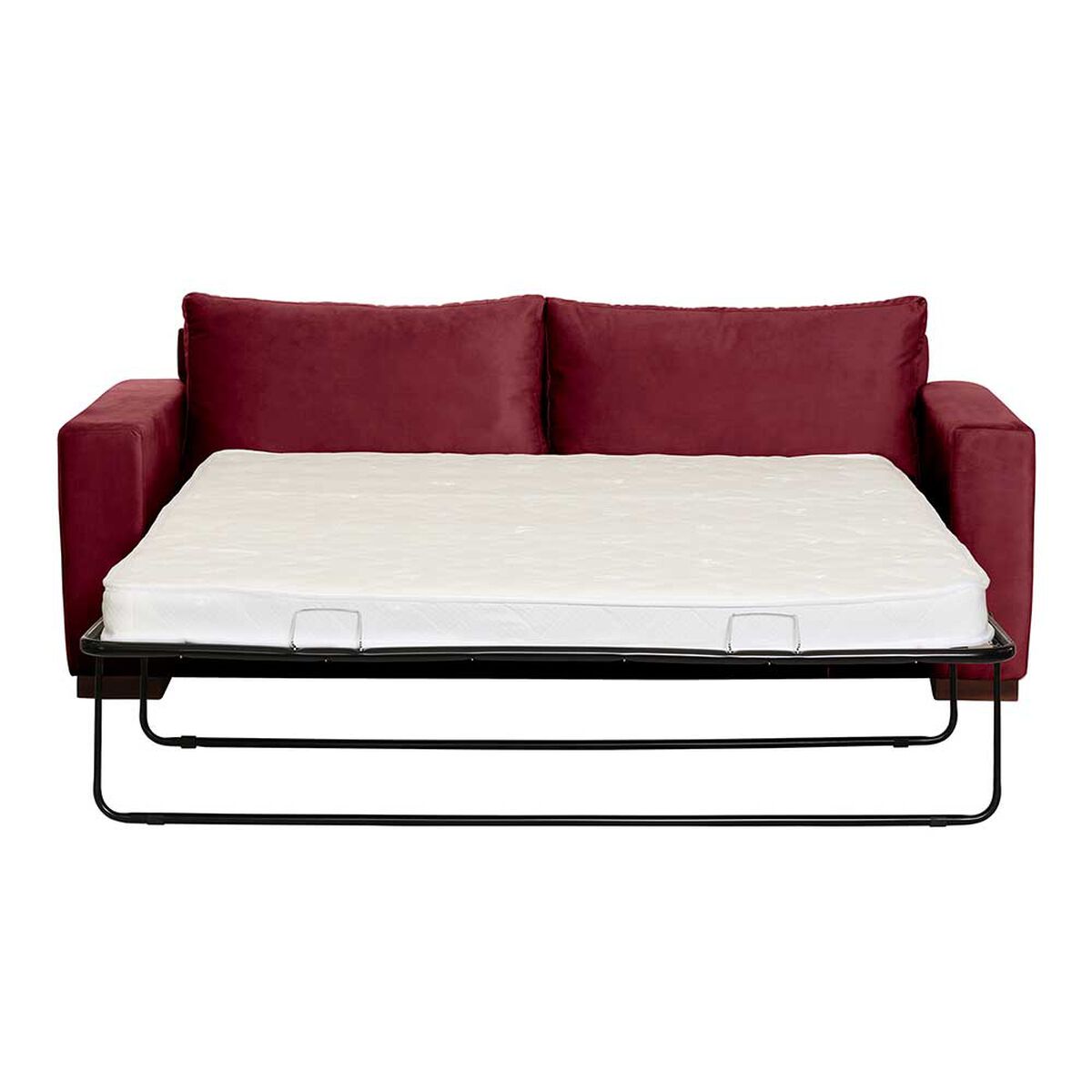 Sofá Cama Latam Home Livorno 3 Cuerpos Burdeo
