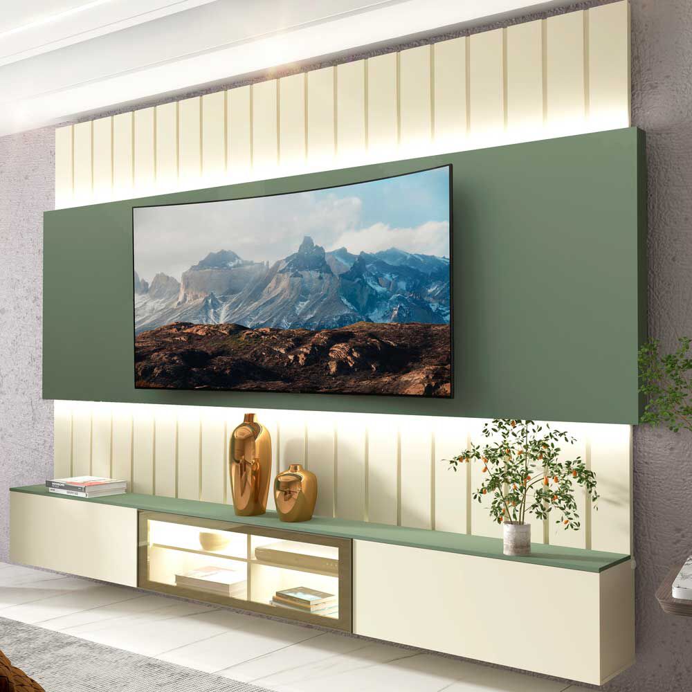 Home Decocasa Soberano hasta 85" Off White Verde