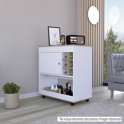 Imagen 1 del producto Bar TuHome Bi Color Blanco Duna 1 Puerta